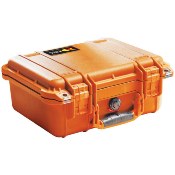 VALISE PELICASE 1400 ORANGE AVEC MOUSSE PREDECOUPEE