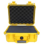 VALISE PELICASE 1400 JAUNE AVEC MOUSSE PREDECOUPEE