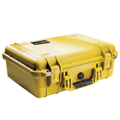 VALISE PELICASE 1500 JAUNE VIDE