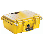 VALISE PELICASE 1400 JAUNE AVEC MOUSSE PREDECOUPEE